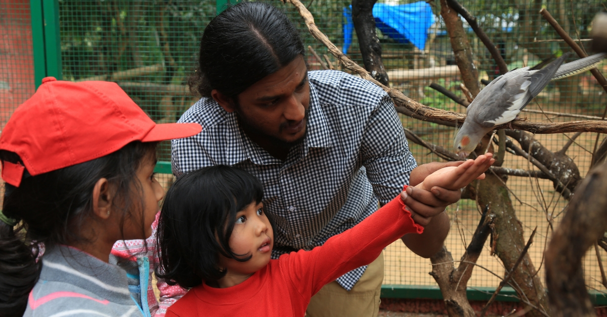 B’luru Man Rescues Animals From All Over the State, Builds Habitat Classrooms For Kids!