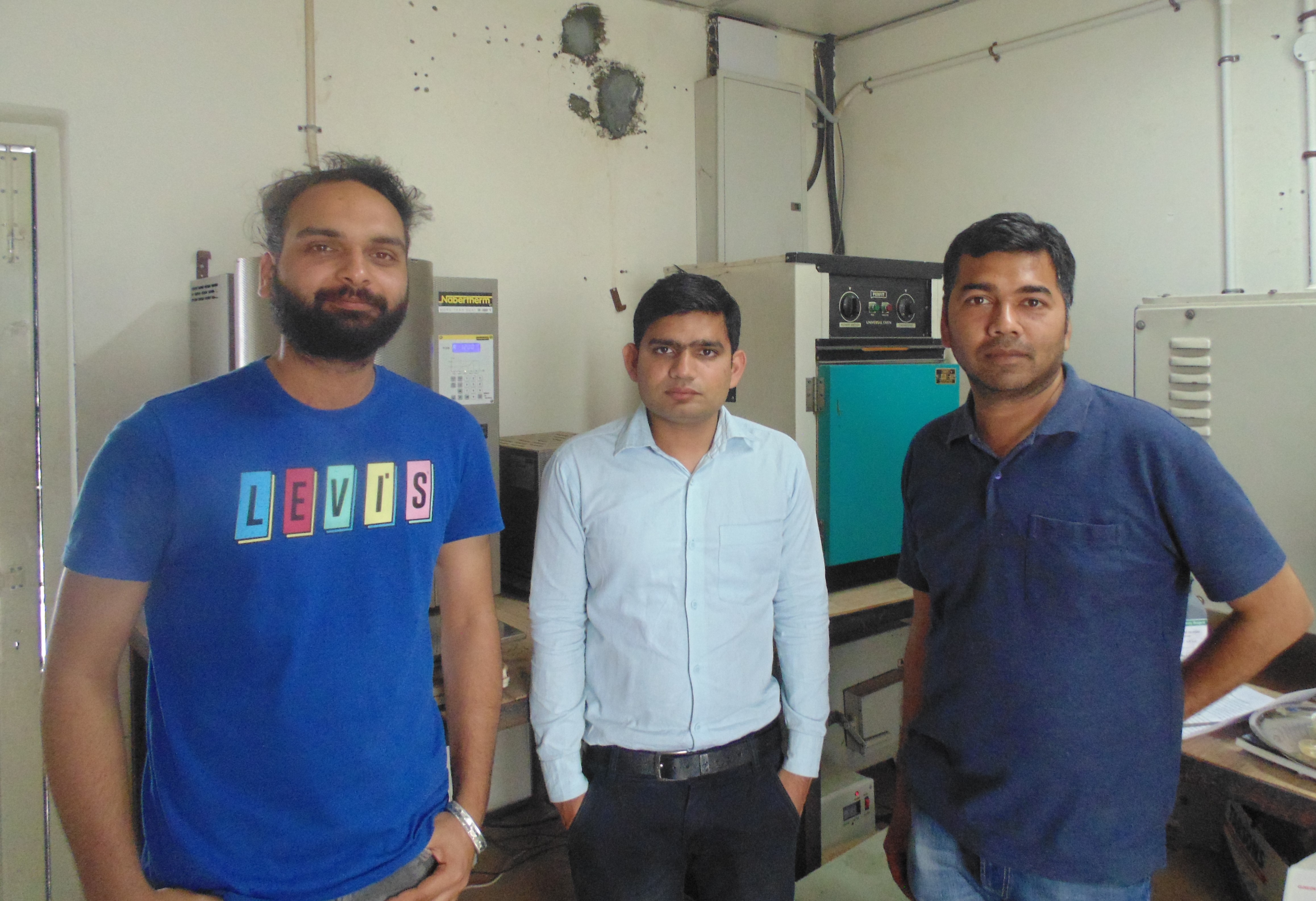 (From L to R) Gurpreet Singh, Moolchand Sharma and Dr Rahul Vaish. 