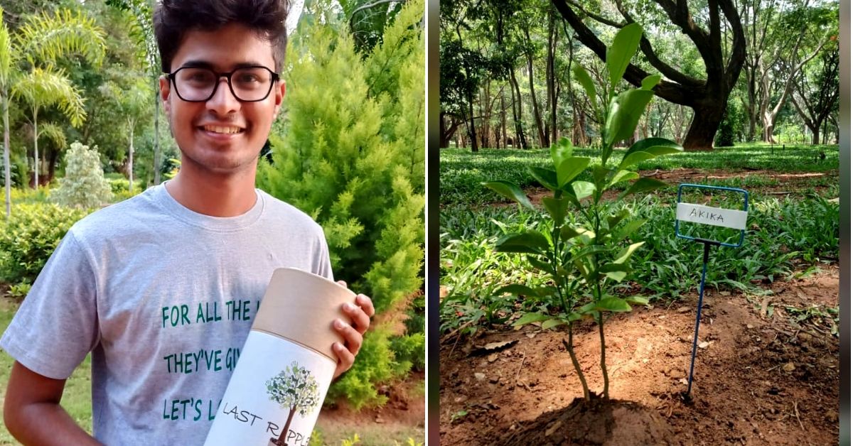 19-YO Bengalurean’s Biodegradable Urns Can Turn a Loved One’s Memory into a Tree