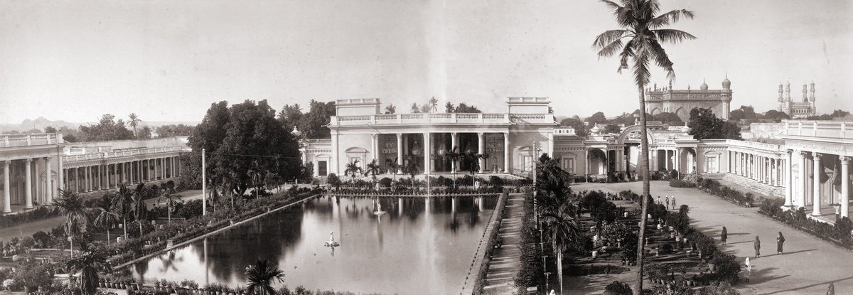 Chowmahalla Palace taken in the 1880s. (Credit: Raja Deen Dayal)