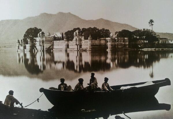 Udaipur, Rajasthan in 1880s. (Credit: Raja Deen Dayal)