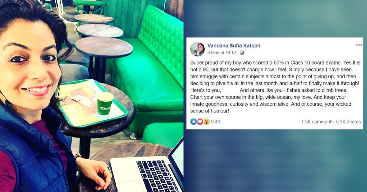 ‘Proud of My Boy Who Scored 60%’: Delhi Mom’s Viral Post Wins Hearts For Right Reasons!
