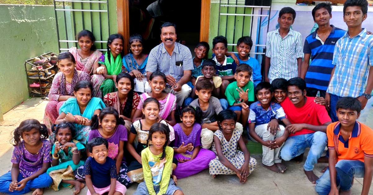 Chennai Man is ‘Appa’ to 45 HIV +ve Kids Abandoned By Their Families!