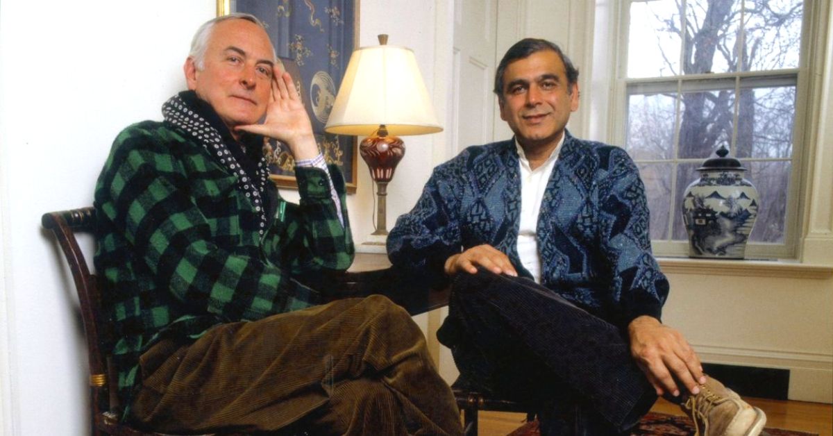 James Ivory & Ismail Merchant. (Source: Twitter/Film Forum)