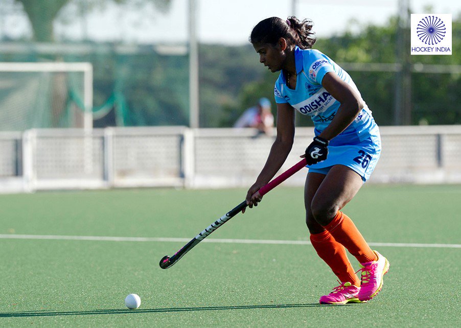 Sunita Lakra (Source: Twitter/Hockey India)