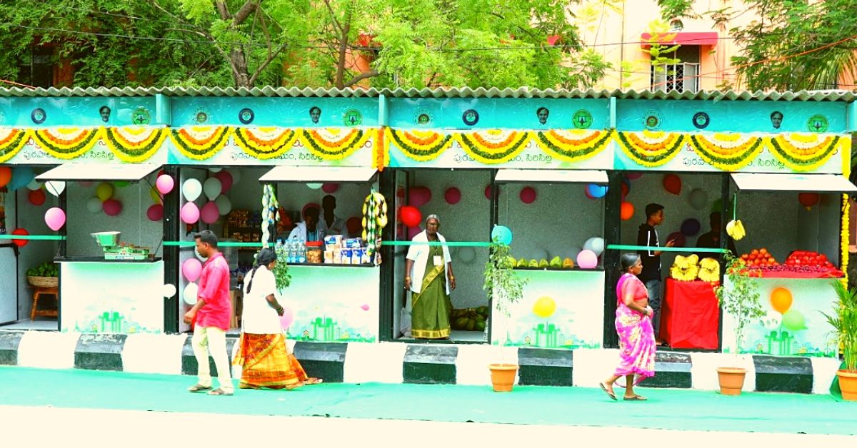 Win-Win! Telangana Street Vendors Get India’s First Kiosks Made From Plastic Waste