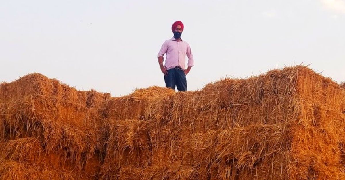 Stubble Burning Punjab Man Uses Straw To Make Fuel Eco Products