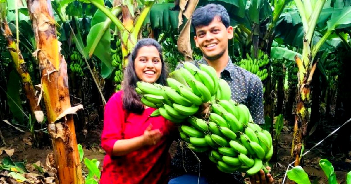 Earth Walls to Organic Food_ Gujarat Couple Quits US Job to Create Food Forest!