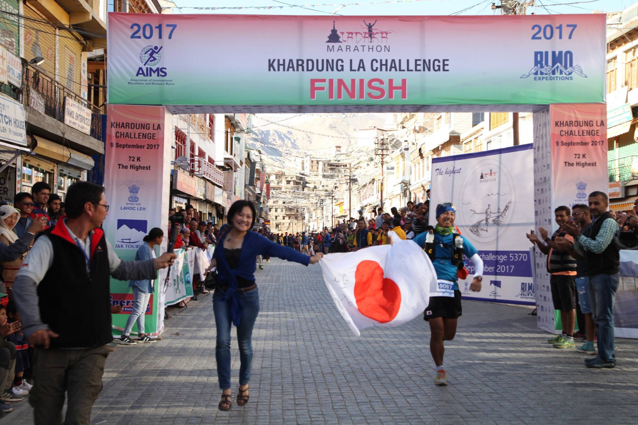 Runners from all over the world gather in Ladakh for the Marathon. (Source: Facebook/Ladakh Marathon)