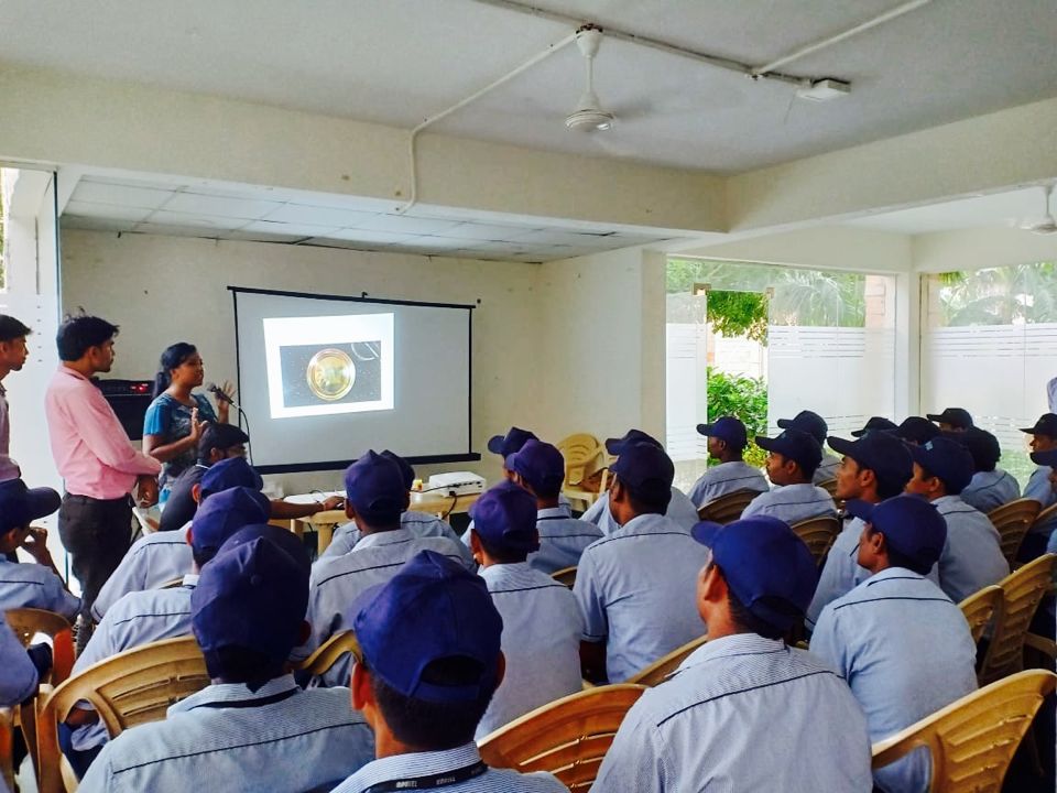 Training of housekeeping staff at Orchid Petals. (Source: Saahas)