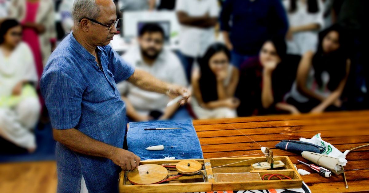 This 62-YO Puneri Will Teach You How To Make Your Own Clothes, One Spin At a Time!