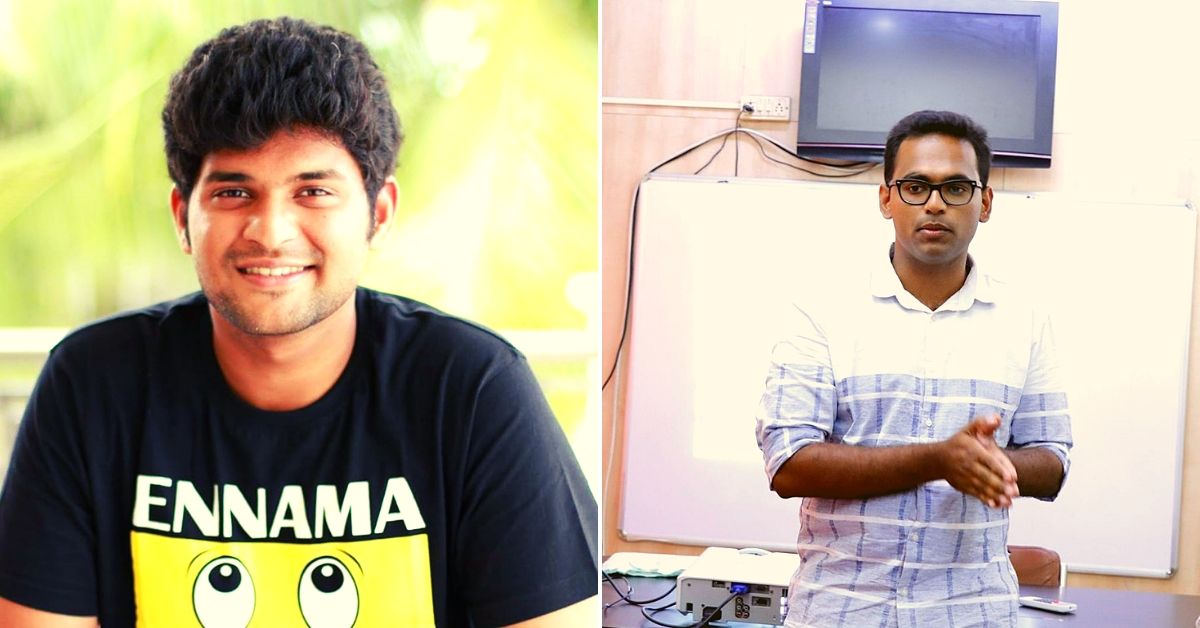 Arun Subramanian, Founder of Earth Fokus (Left). Roshan Kartik, Co-Founder. (Source: Facebook)