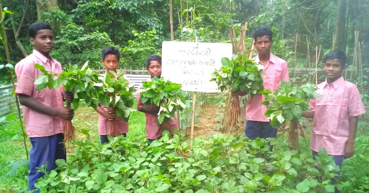 50K+ Assam Kids Grow Organic Veggies In School Backyards, Earn Neat Profits!