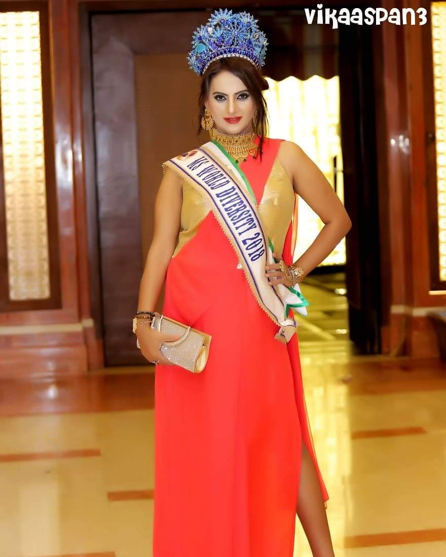 Ms Naaz Joshi has won the World Miss Diversity contest three times in a row. 