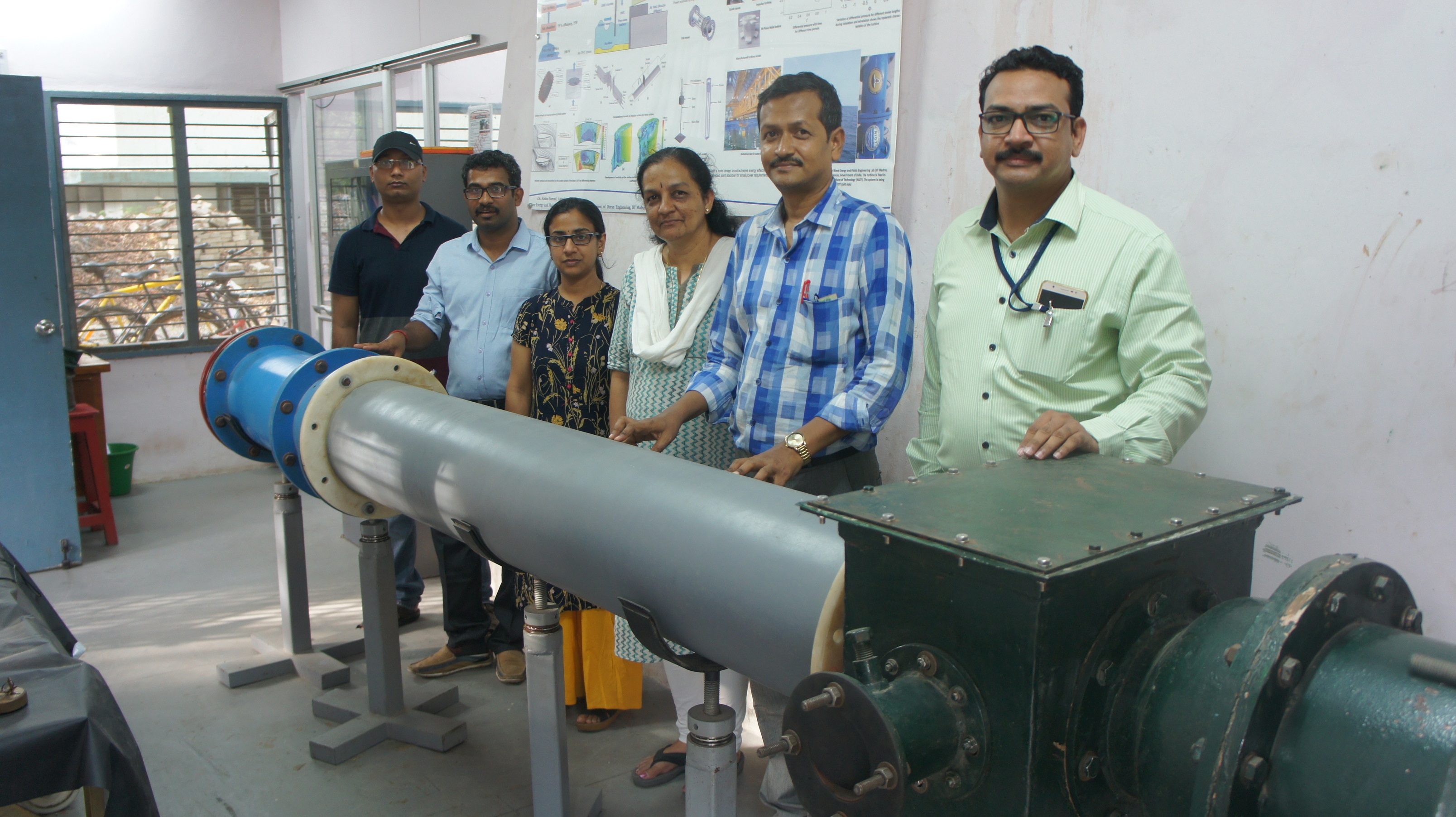 (From L-to-R) The research team Mr Ananth Narayan, Mr Biren Patnaik, Ms Suchithra Ravikumar, Dr Purnima Jalihal, Dr Abdus Samad and Mr Prasad Dudhgaonkar.