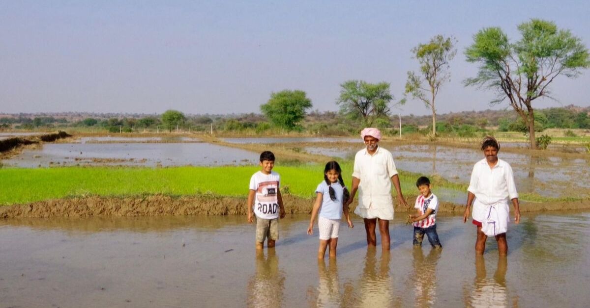 Telangana couple zero budget natural farming organic mango navara rice india