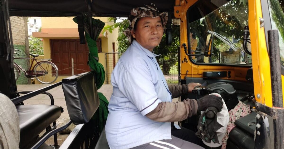 First Woman Auto Driver Manipur