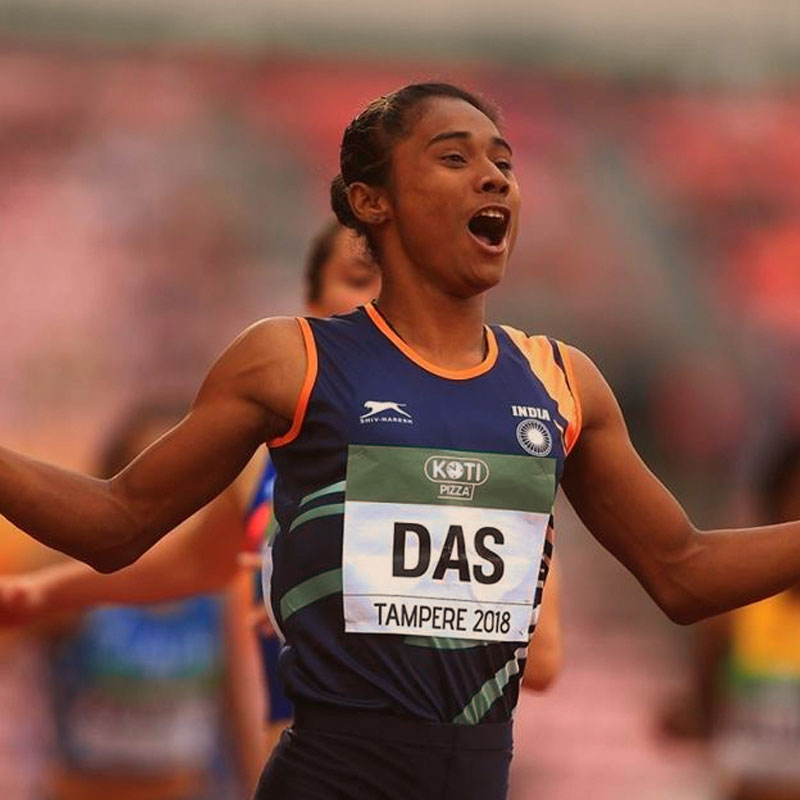 India running. Golden Athletics.