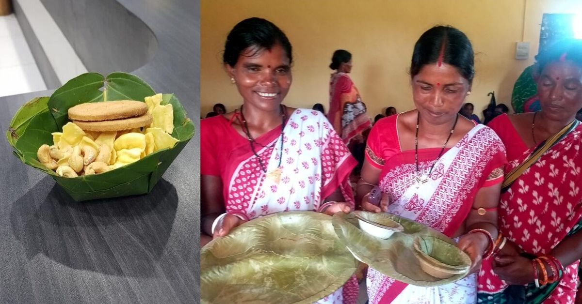 Odisha IAS Replaces Plastic Plates With Sal Leaf ‘Khali’, Empowers Tribal Women!