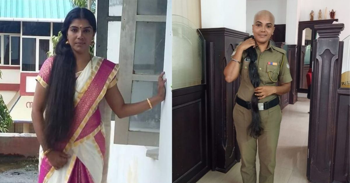 Kerala Policewoman Shaves Head, Donates Waist-Length Hair For Children With Cancer