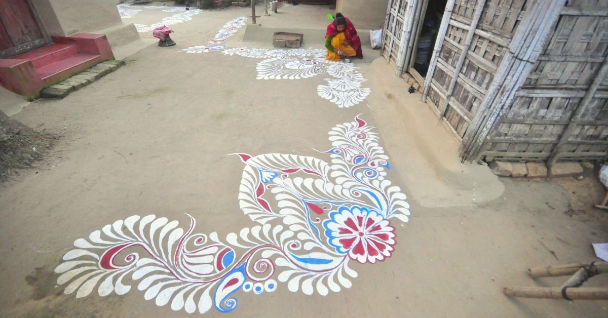 Rice Flour With Dollops of History: Beautiful Pics Of Bengal's Art Alpona