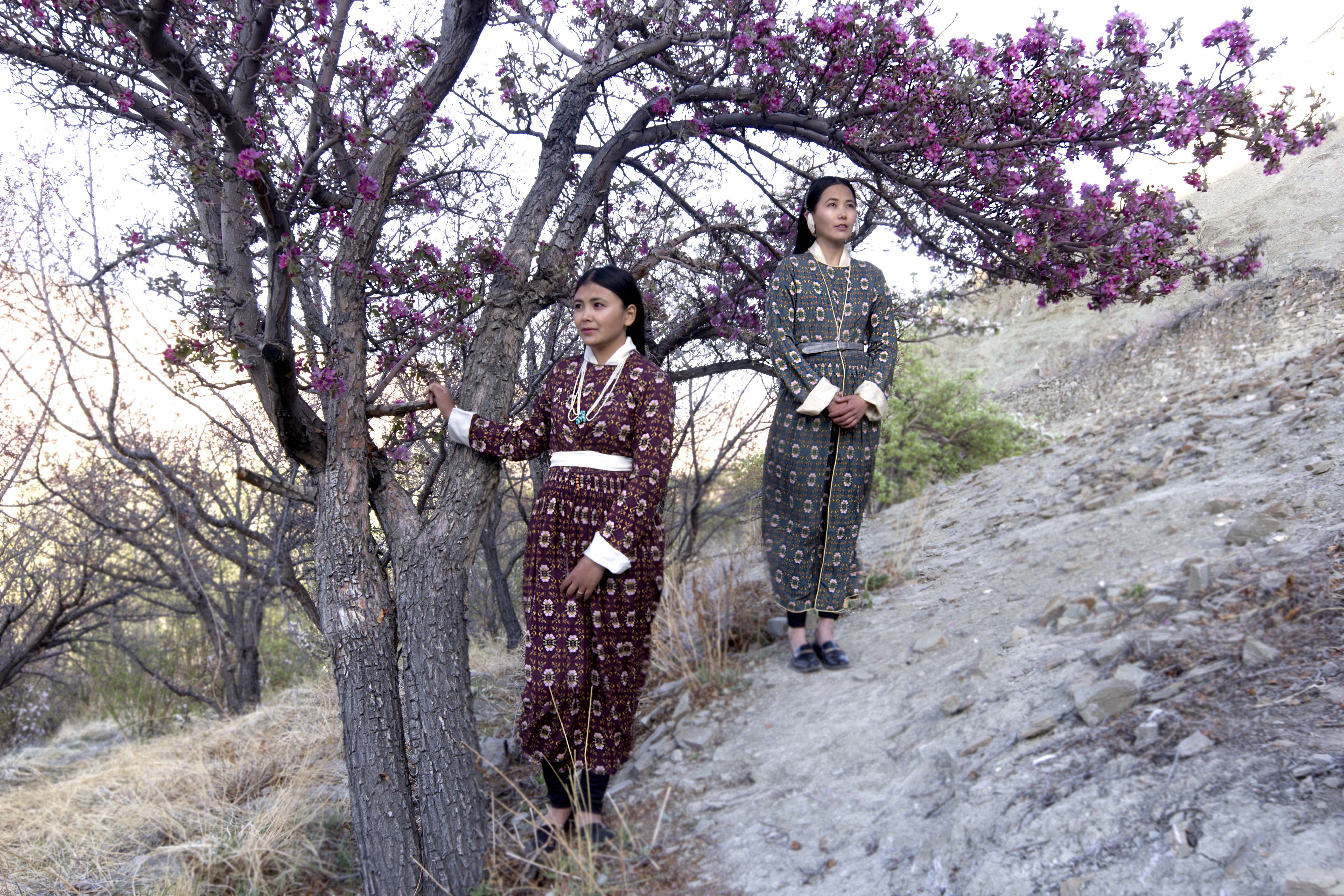 An inspiration taken from Ladakh’s Flora : Apple and Apricot blossom to Seabuckthorn. (Source: Zilzom)