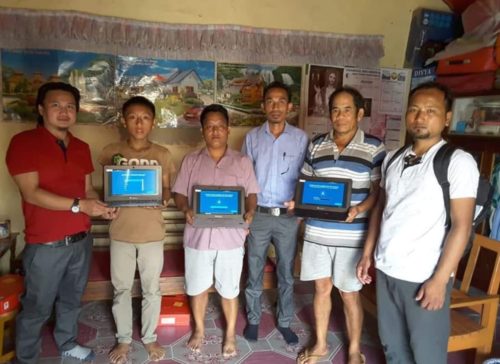 Spreading digital literacy across rural Manipur. 