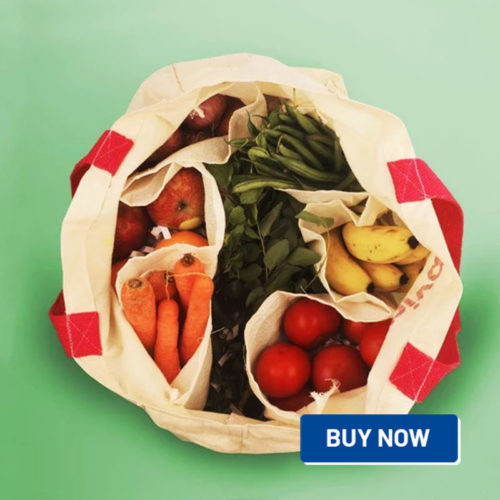 Multi-pocket Shopping Bag/Vegetable Carry Bag