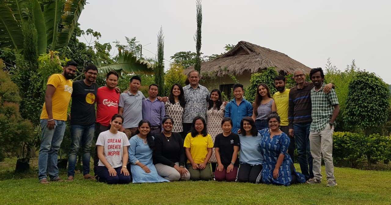 Colonel Christopher Rego with the Sunbird Trust Team. (Source: Sunbird Trust)