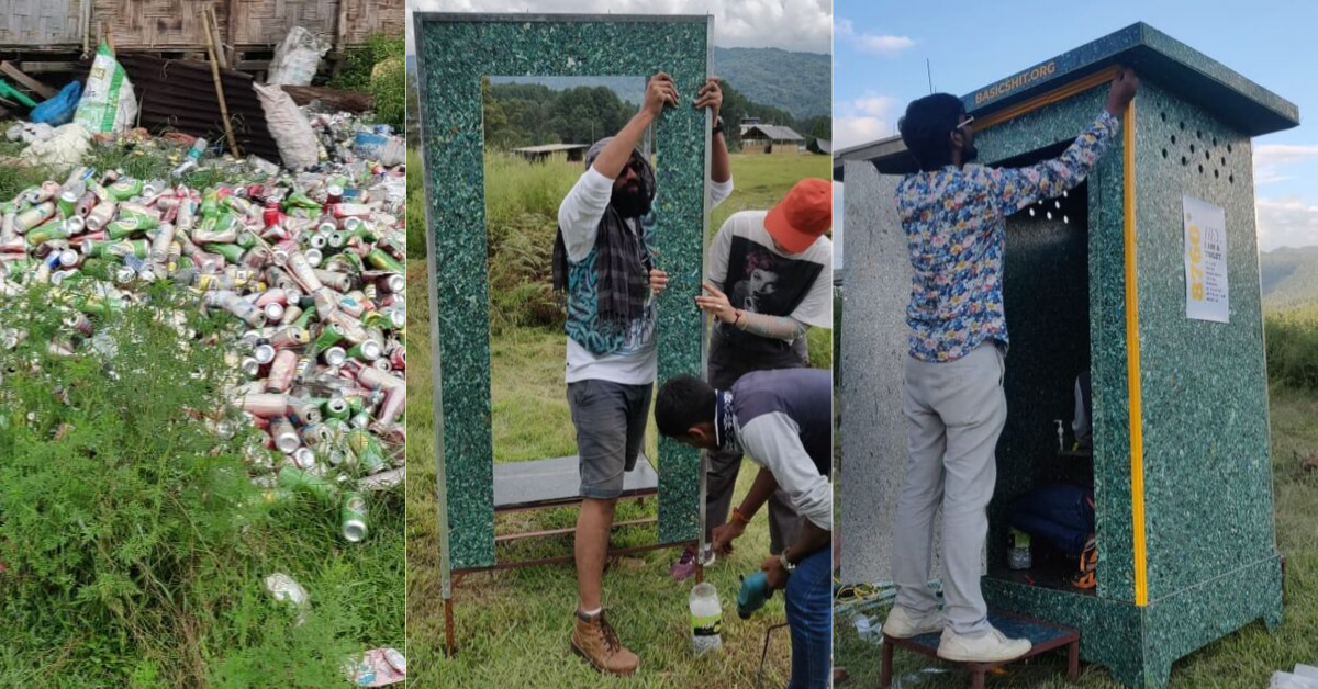 Made of 9,000 Plastic Bottles, This Toilet Doesn’t Smell Or Require Water to Clean!