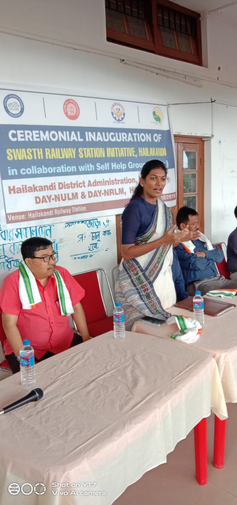 Deputy Commissioner Keerthi Jalli addressing an official gathering. (Source: Halikandi District Administration)