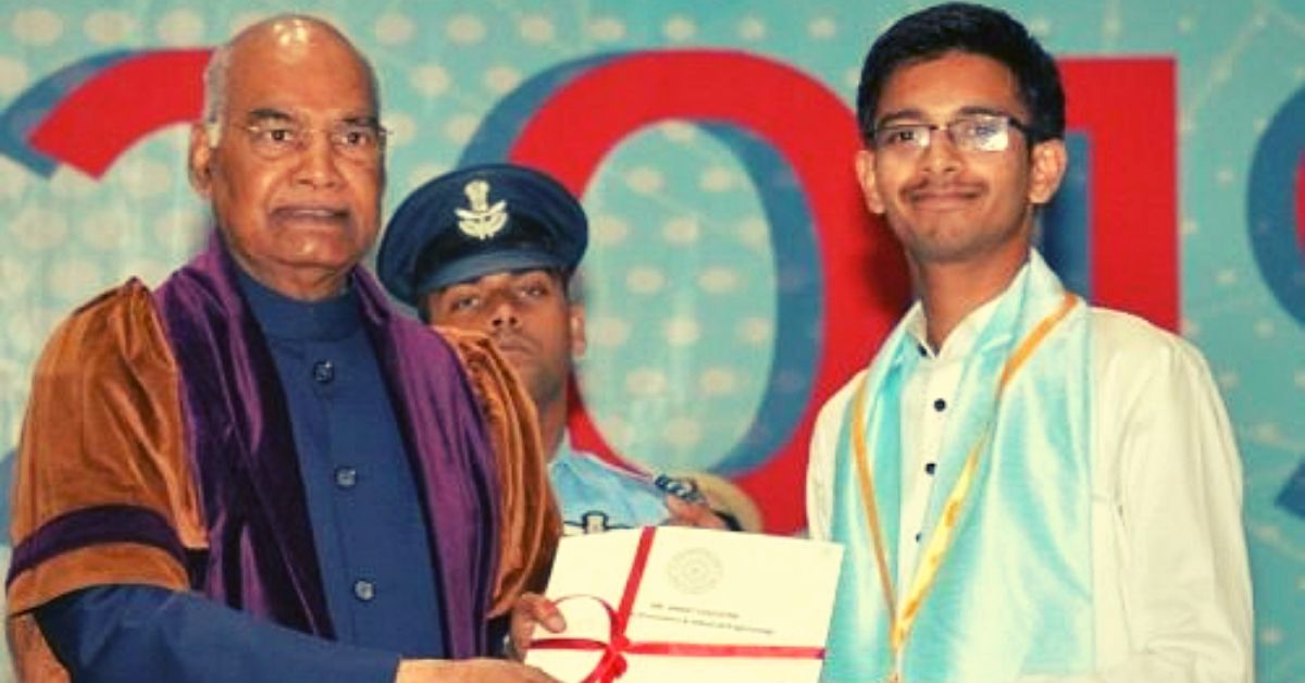 This IITian’s Free School For Poor Kids Won Him the President’s Gold Medal!