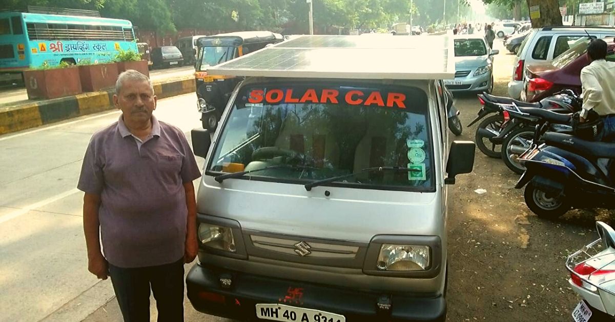 Nagpur Man Converts Van into Solar-Powered Car, Has Already Covered 3500 Kms!