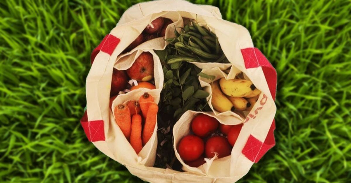 With 6 Pockets, This Rs 165 Bag Makes Plastic-Free Veggie Shopping Super Easy!