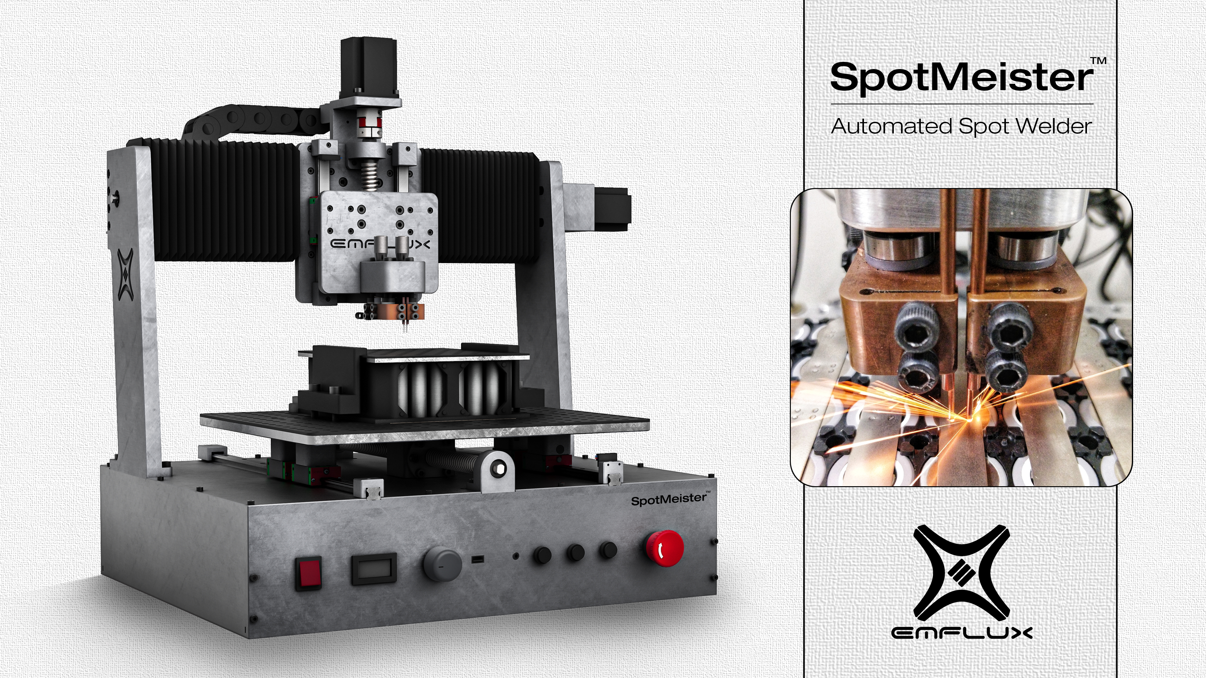 Automated Spot Welder (Source: Emflux Motors)