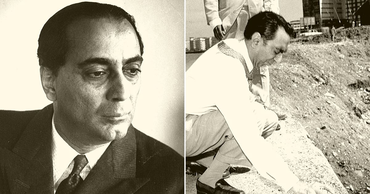 Homi J Bhabha (left) and Jamshed Bhabha (right). (Source: Wikimedia Commons/NCPA)