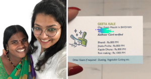 Seen the Pune Househelp's Viral Visiting Card? Here's The Story Behind It!