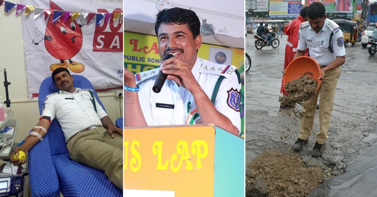 Saving Lives, Repairing Roads & Building Homes: Meet Telangana’s ‘Police Anna’