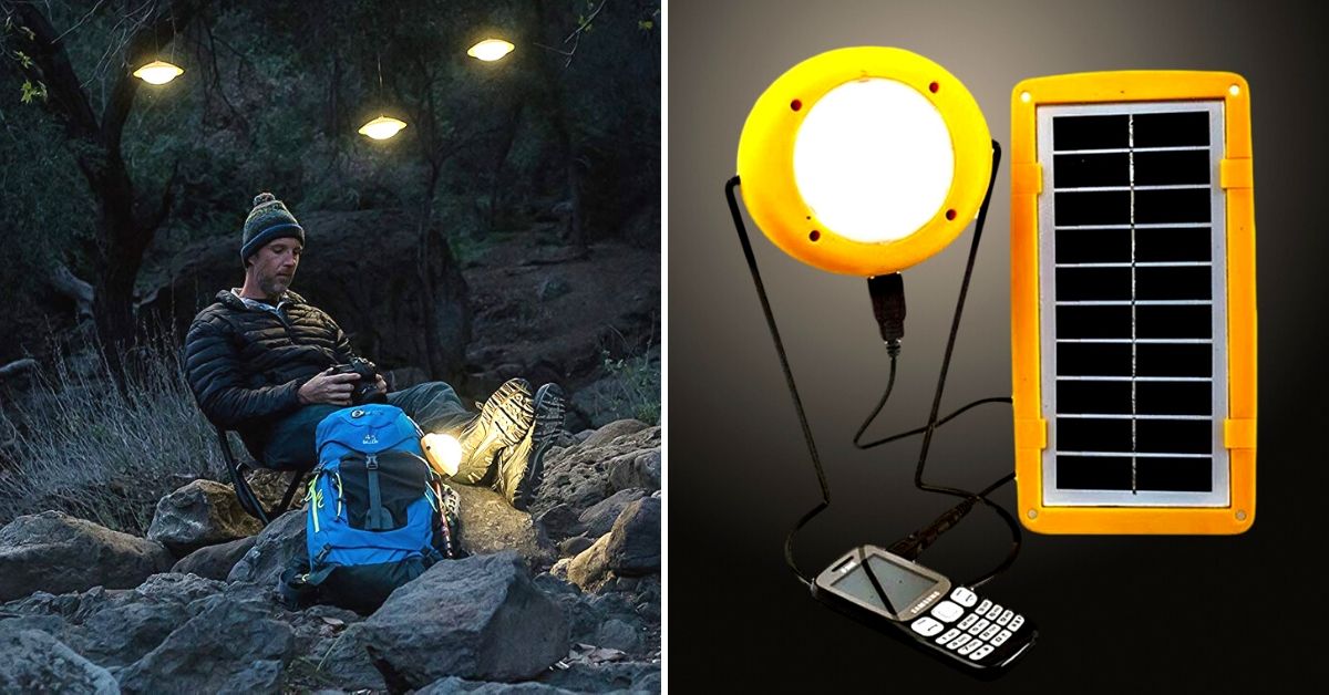 This Solar Charger-Lamp Will Power Your Outdoor Trips Non-Stop for Just Rs 1799!