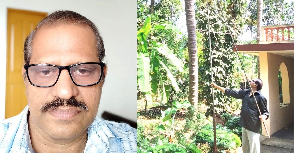 Kerala Professor’s Ingenious Innovation Makes Plucking Fruits Pain & Strain Free