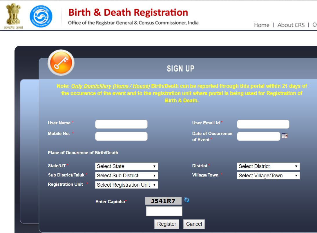 How To Apply For Birth Certificate Offline Online Steps To Follow
