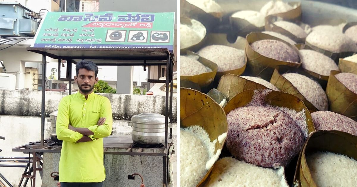 Vizag Man Sells Millet Idlis Wrapped in Leaves, Helps Farmers in the Process
