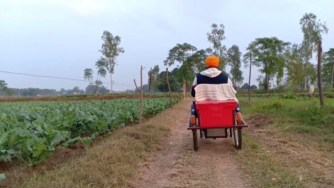 punjab organic farmer on wheelchair inspiring specially abled india jov30