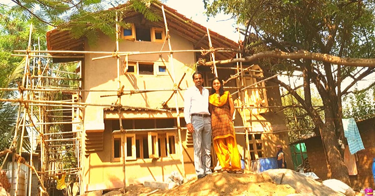 No AC or Fan Needed: This Couple Is Building a Mud House In the Middle of Pune!