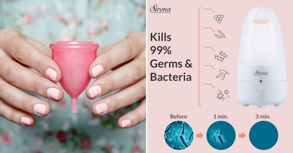 This Menstrual Cup Sterilizer Will Kill 99% Germs in Just 3 Minutes!