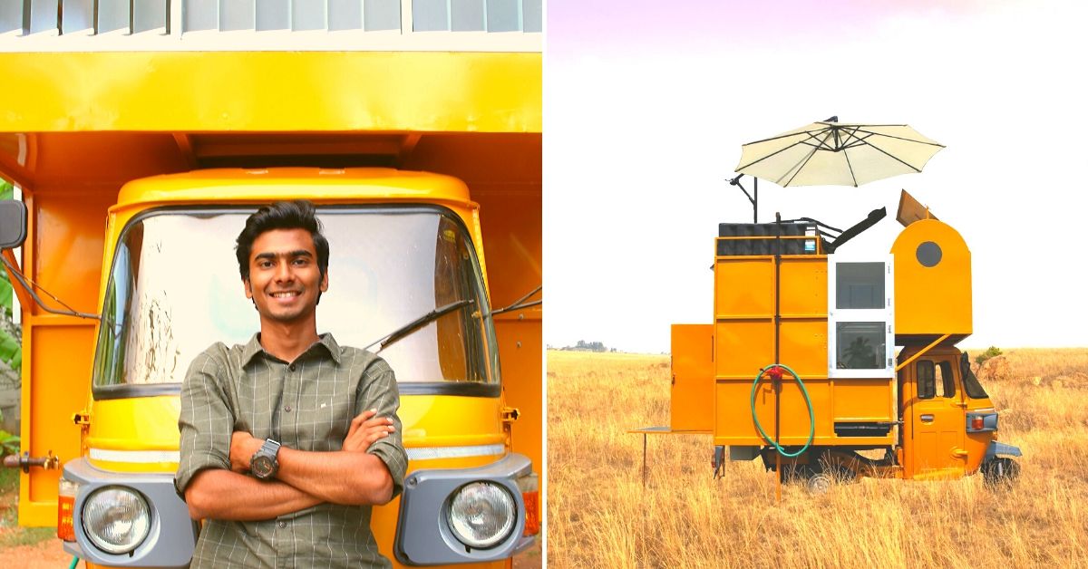 Home Atop an Auto? TN Man Builds Perfect Caravan With Kitchen, Bed & Toilet!