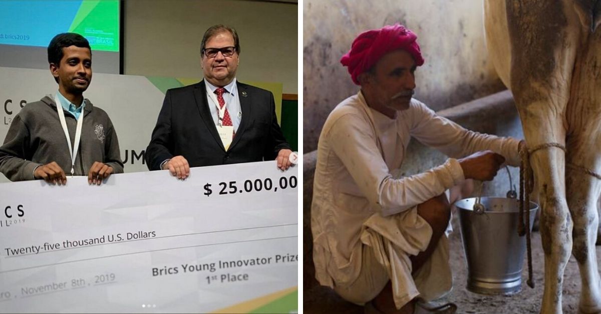 Bihar Engineer Invents Indigenous Milk Chilling Unit, Wins USD 25,000 from BRICS!