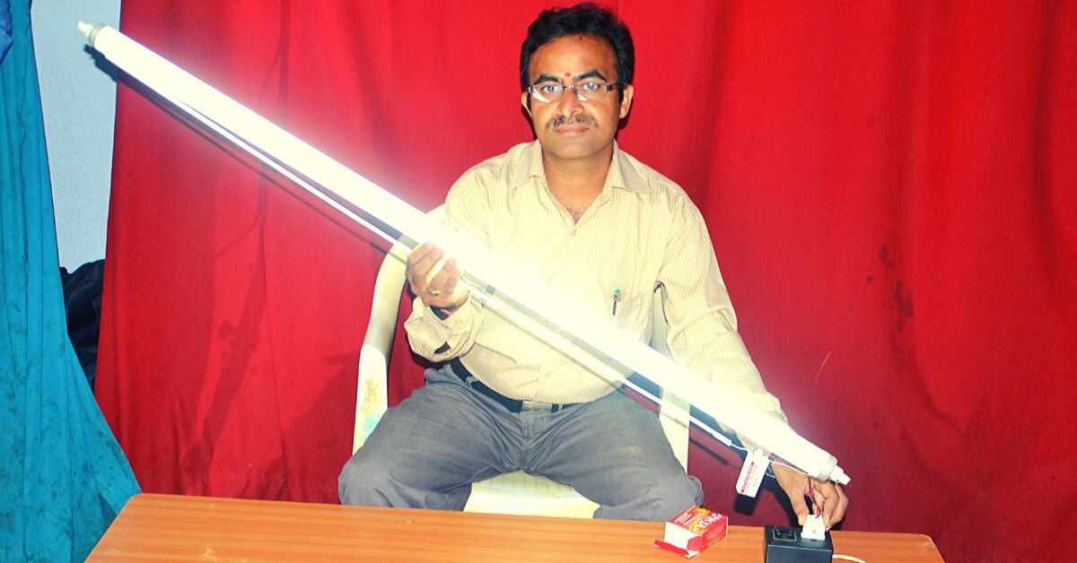 Telangana Engineer Brings 10 Lakh Dead Tube Lights to Life With Patented Formula!