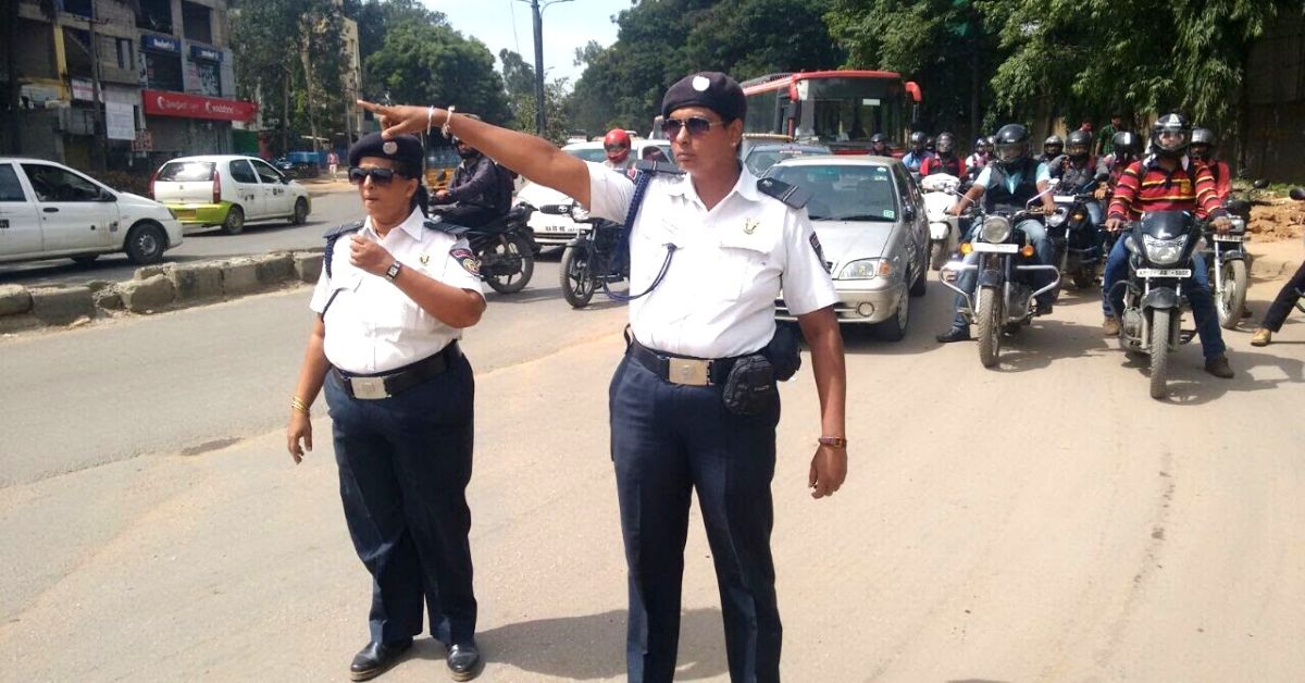 From A Mother To A Sexagenarian Man: Meet Bengaluru’s Unsung Traffic Volunteers