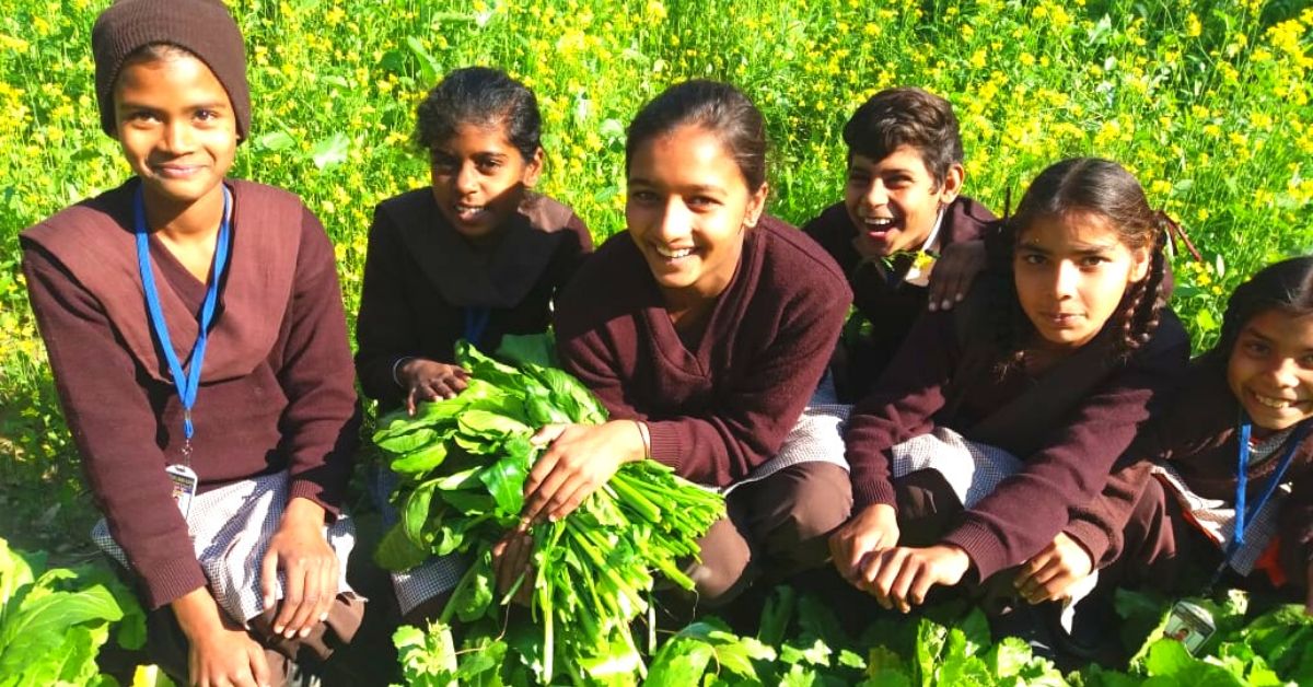 500 Punjab Kids Turn ‘Farmprenuers’, Grow Organic Veggies in School Grounds!